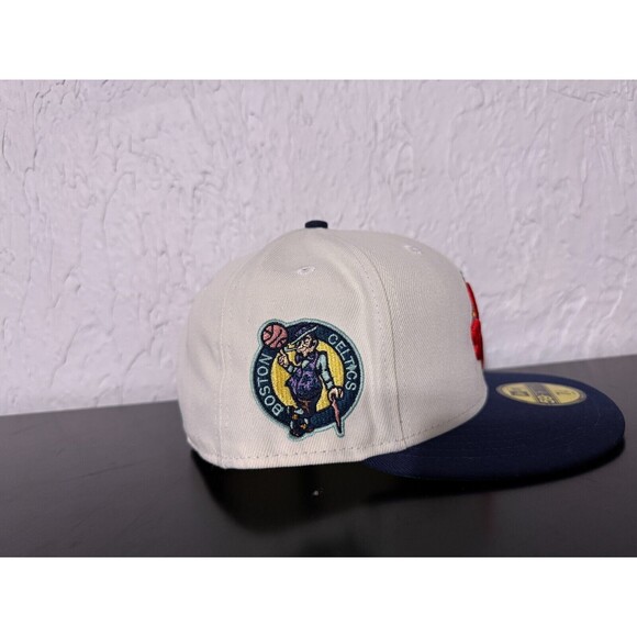 7 1/4 Boston Celtics MyFitteds Necco Cascading Shamrock Fitted Hat Mens New Era - Picture 3 of 7